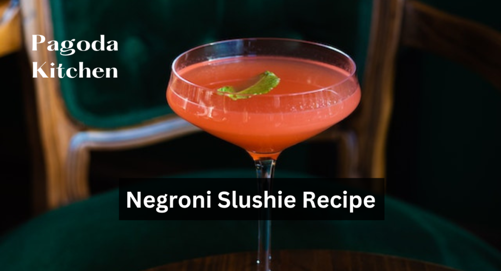 Negroni Slushie recipe